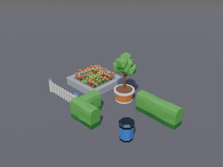 Town Flower Bed Set, view 3