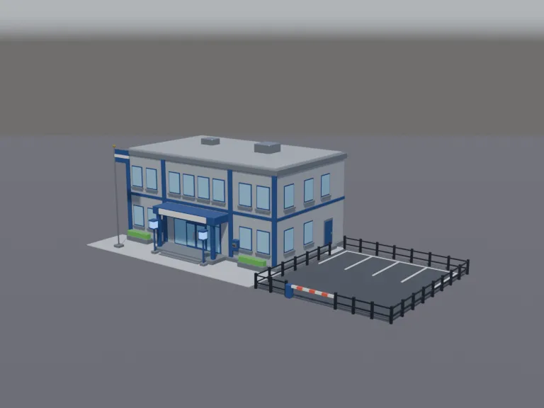 Town Police Station, view 2