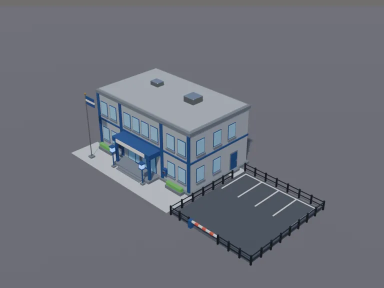 Town Police Station, view 3