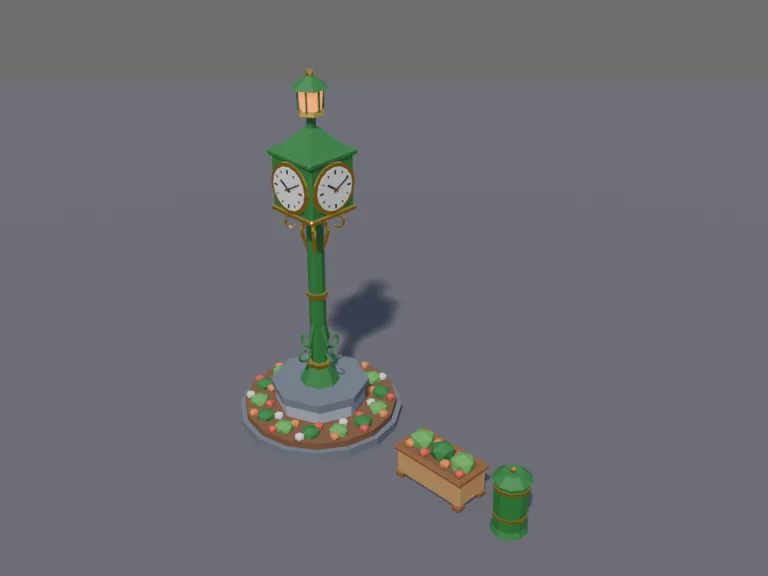 Town Square Clock, view 3