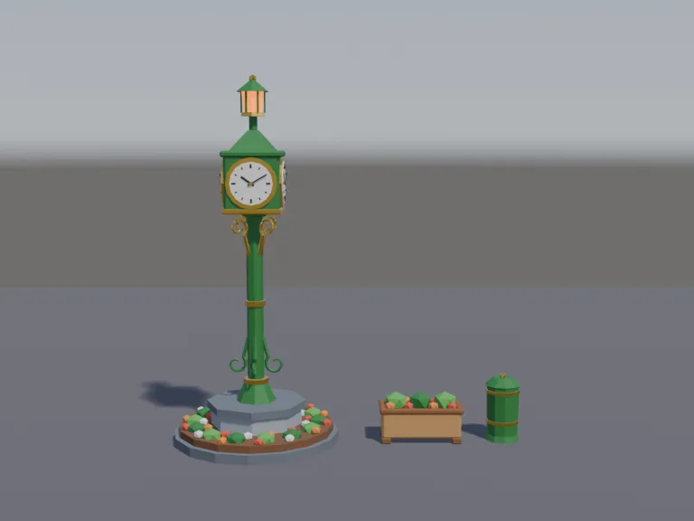 Town Square Clock, view 4