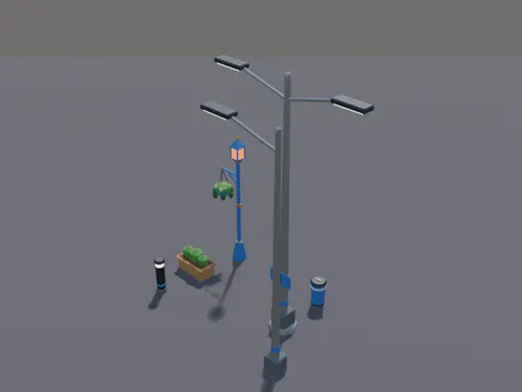 Town Streetlight Set