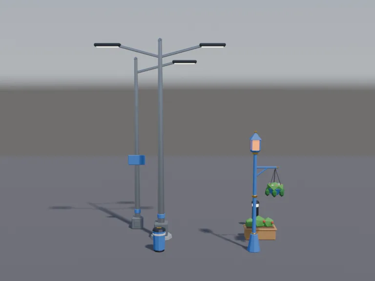 Town Streetlight Set, view 4
