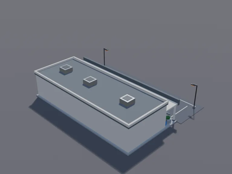 Town Strip Mall Plaza, view 4