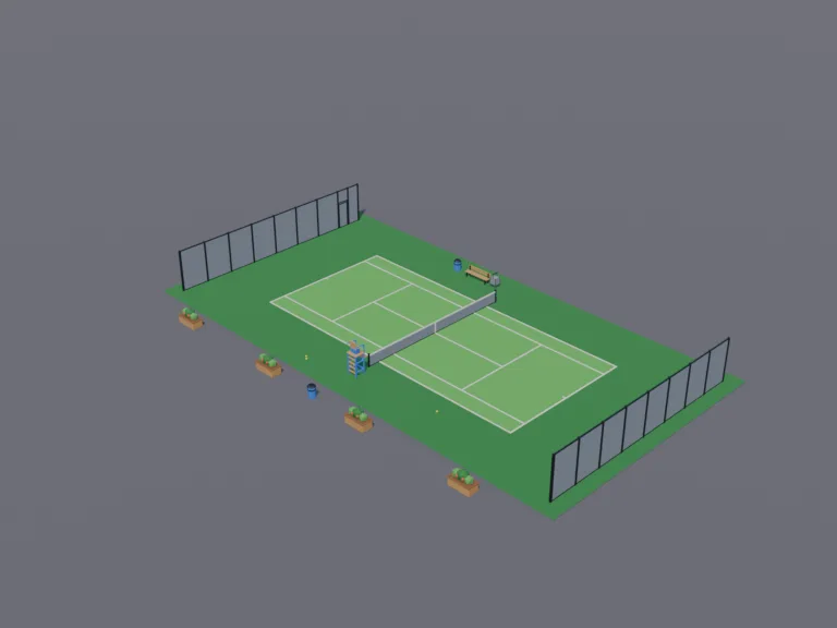 Town Tennis Court, view 3