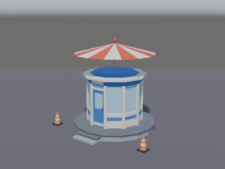 Traffic Police Booth, view 2