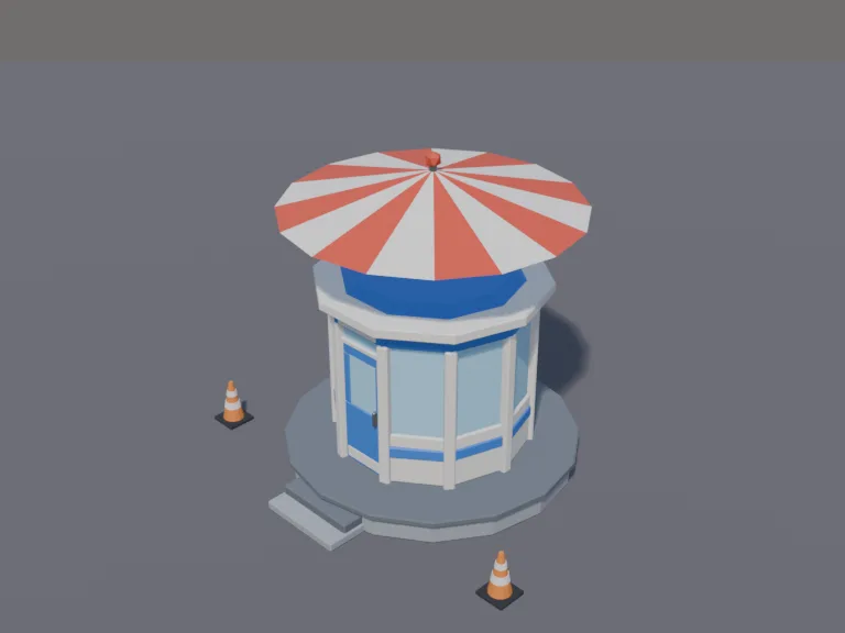 Traffic Police Booth, view 3