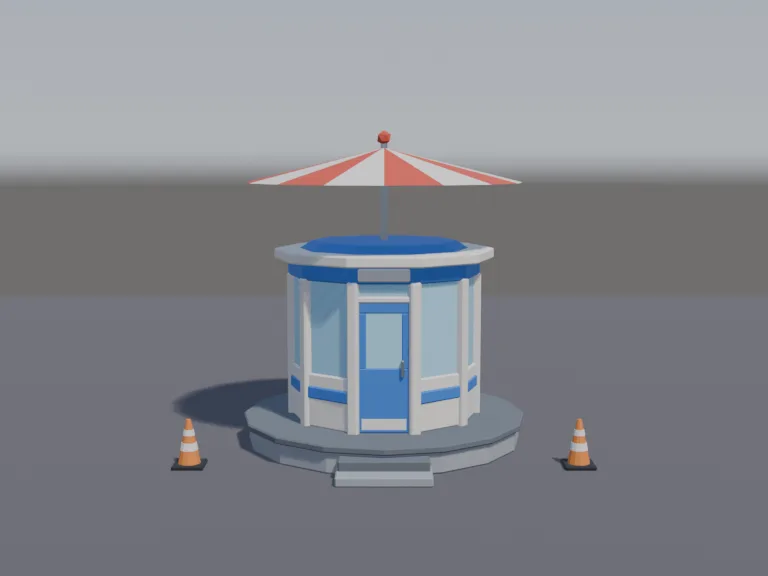 Traffic Police Booth, view 4