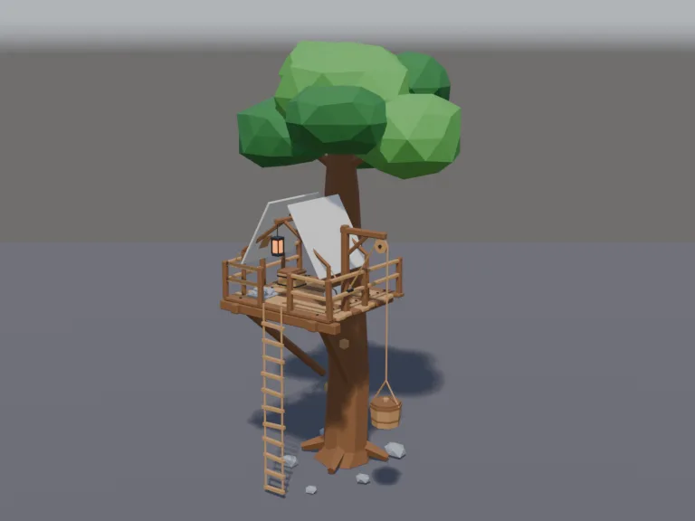 Treetop Survival Shelter, view 2