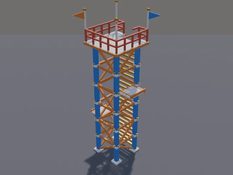 Truss Climb Tower, view 4