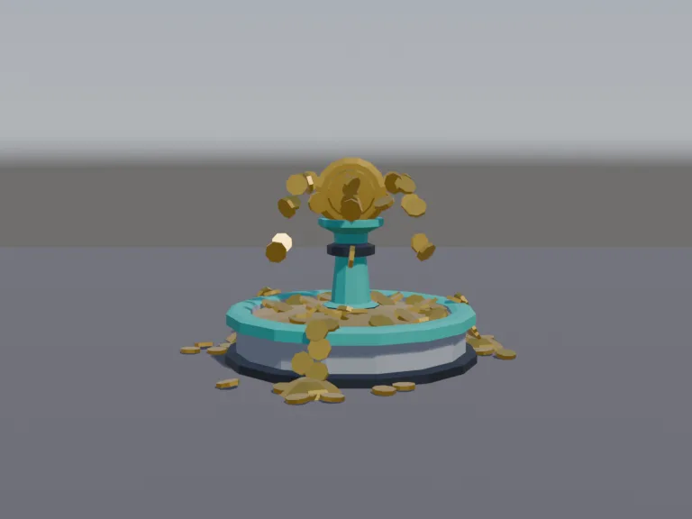 Tycoon Coin Fountain, view 4
