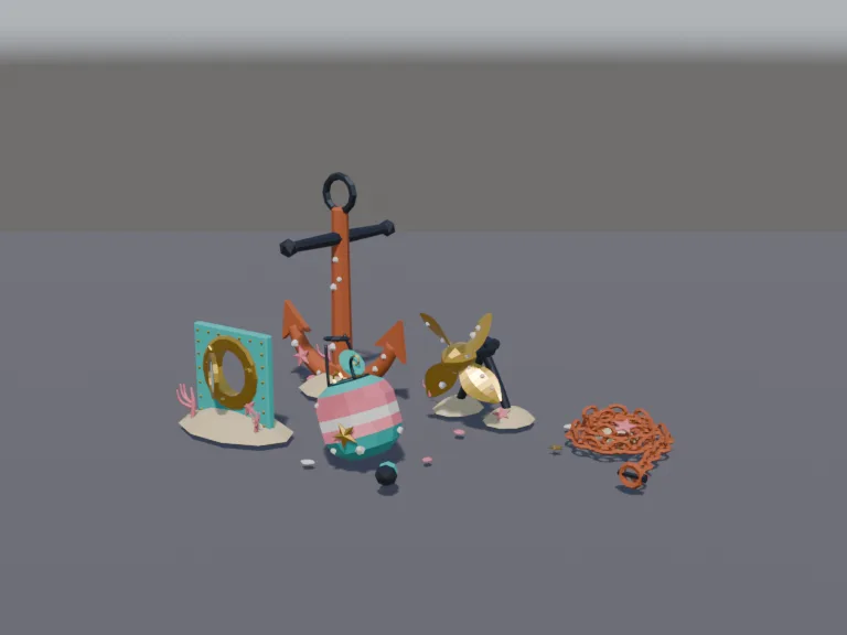 Undersea Anchor Set, view 2