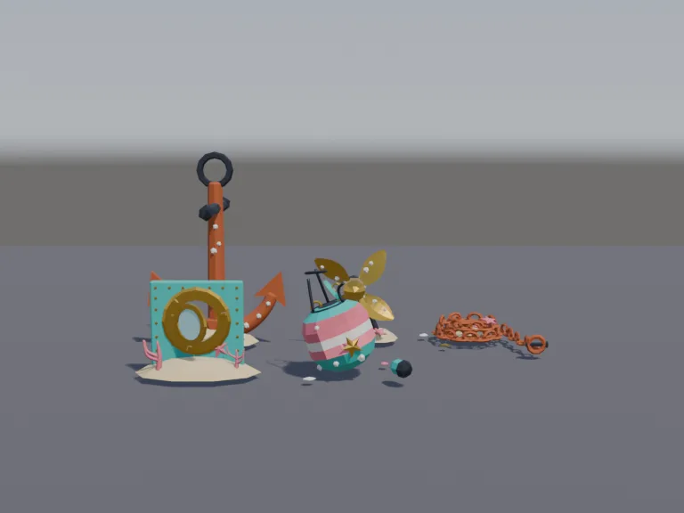 Undersea Anchor Set, view 4