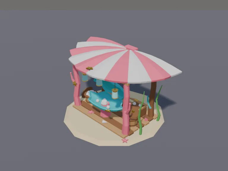 Undersea Market Stall, view 3
