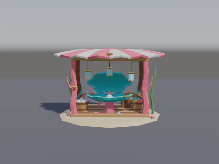 Undersea Market Stall, view 4