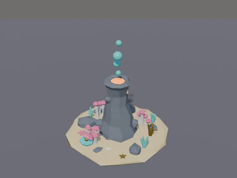 Undersea Volcano Vent, view 3
