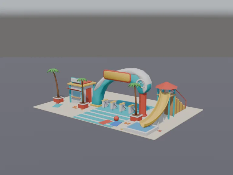 Wave Water Park Entrance, view 2