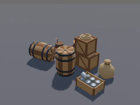 Wild West Barrels & Crates