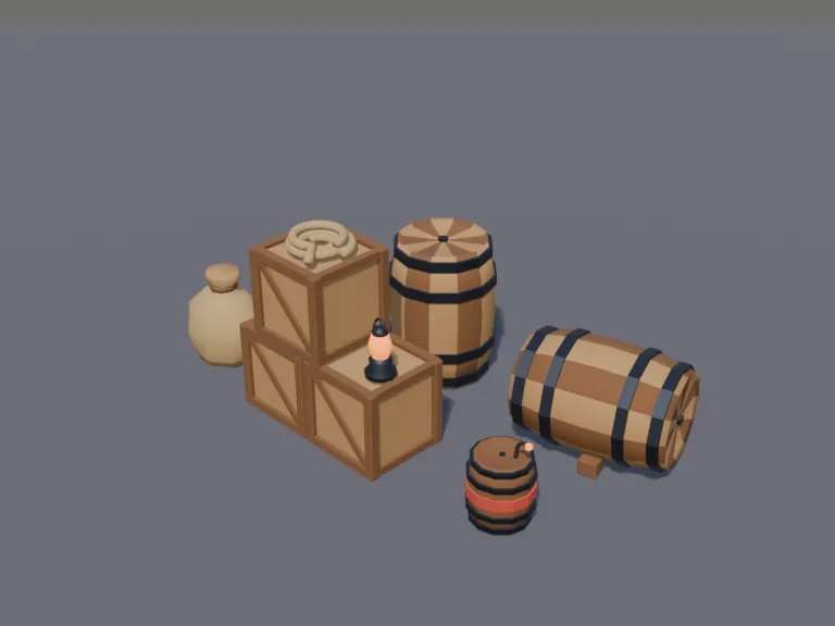 Wild West Barrels & Crates, view 3