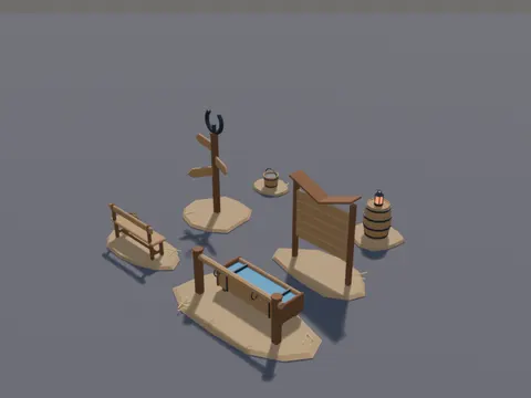Wild West Street Props