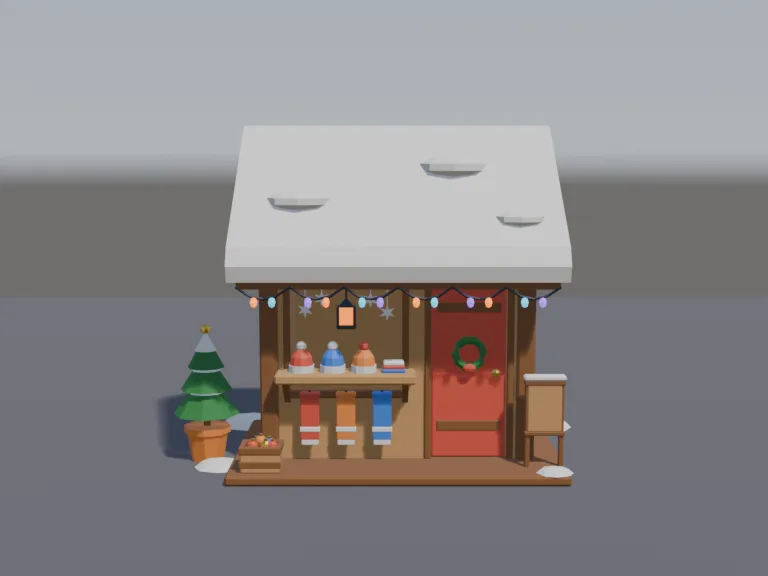 Winter Market Stall, view 4