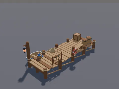 Wooden Fishing Dock