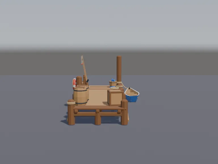 Wooden Fishing Dock, view 4