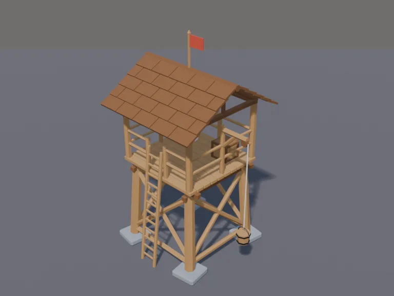 Wooden Watchtower, view 3