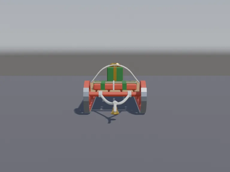 Wooden Winter Sled, view 4