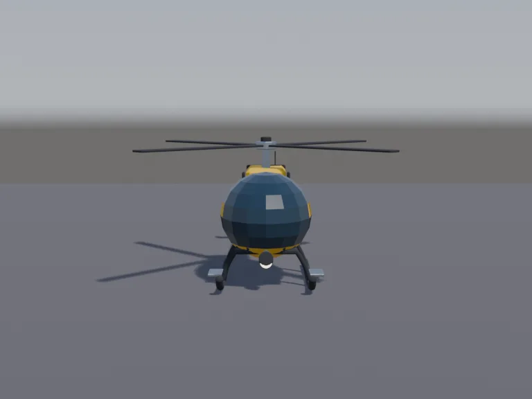Yellow Rescue Helicopter, view 4
