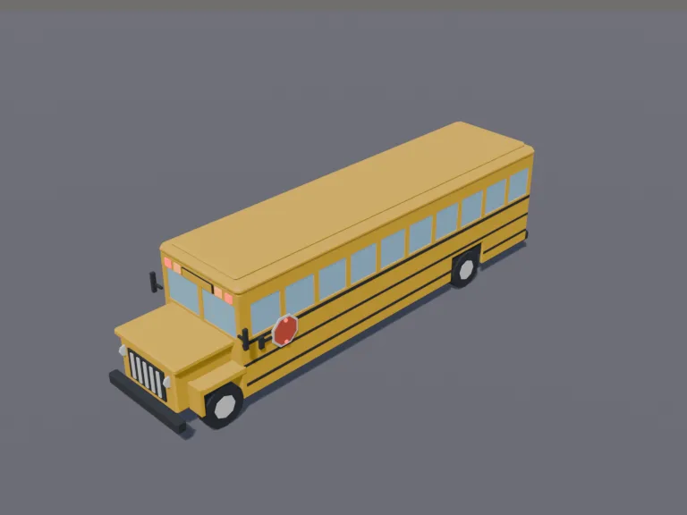 Yellow School Bus, view 3
