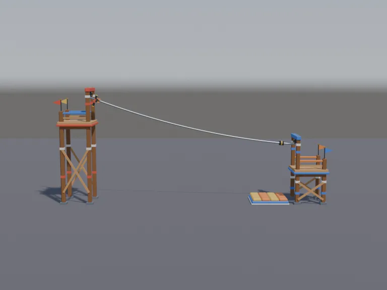 Zipline Obstacle, view 4
